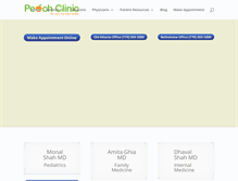 Tablet Screenshot of peachclinic.com